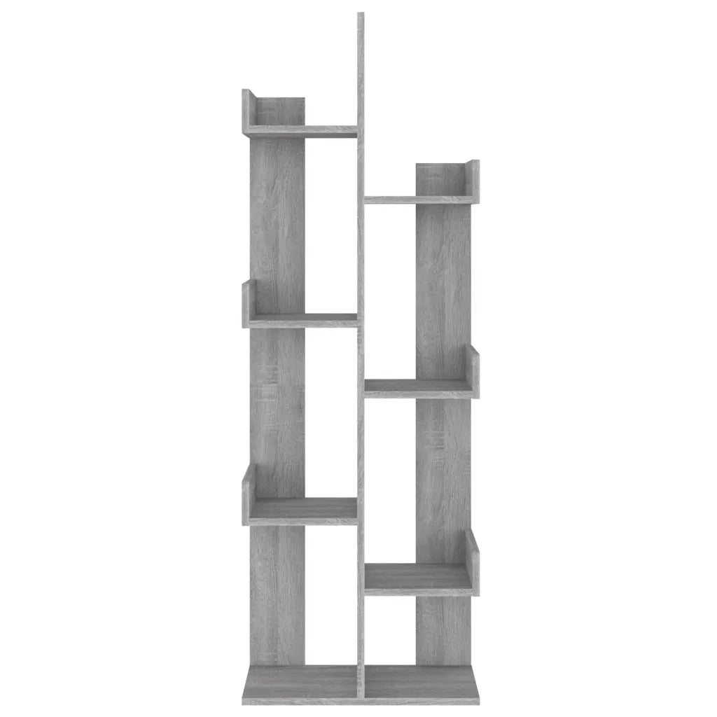 Libreria 48x25x140 cm Grigio Sonoma Legno Multistrato 816006