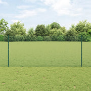 Set di Recinzione Set di 2 Verde Metallo 10 x 1 m Durevole