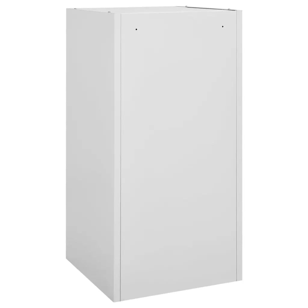 Armadio Porta Sella Grigio Chiaro 53x53x105 cm in Acciaio 339604
