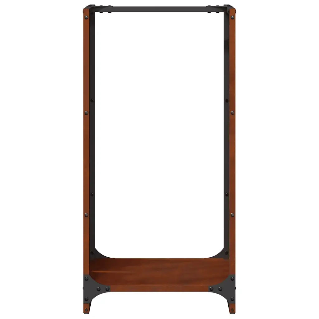 Rastrelliera per Legna da Ardere 40x30x80 cm in Acciaio Corten 864224