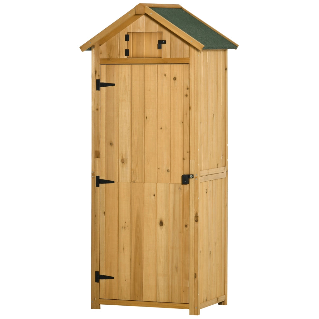 Armadio da giardino ¨C zephmum ¨C 77x54x179 cm giallo
