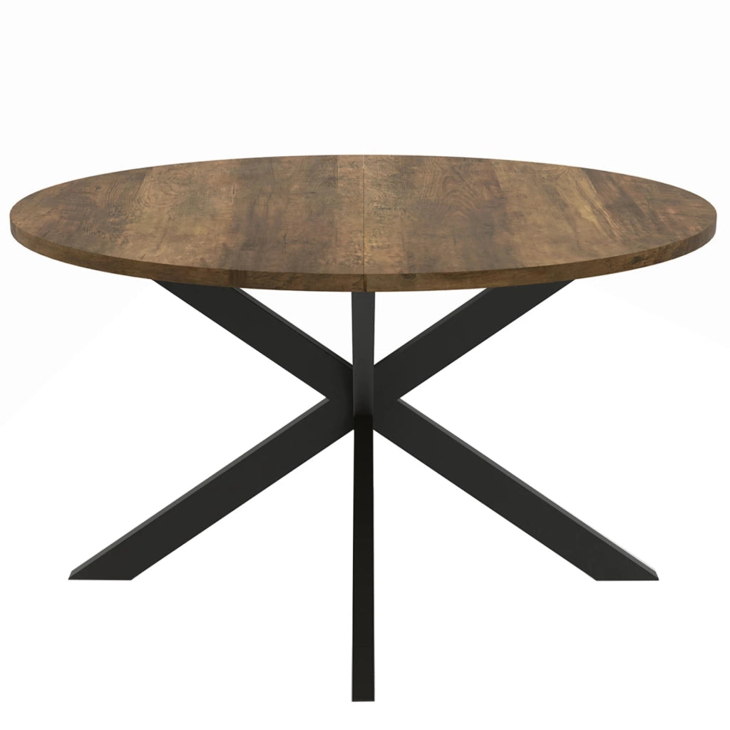 IDMarket - Mesa de centro redonda HAWKINS con pata de araña 70 cm