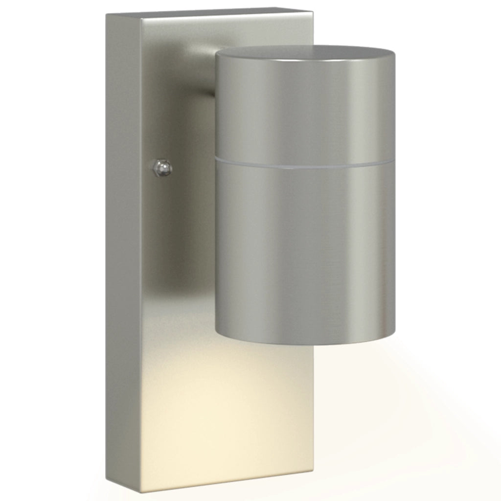 Luce da Parete Esterna Acciaio Inossidabile Argento IP44