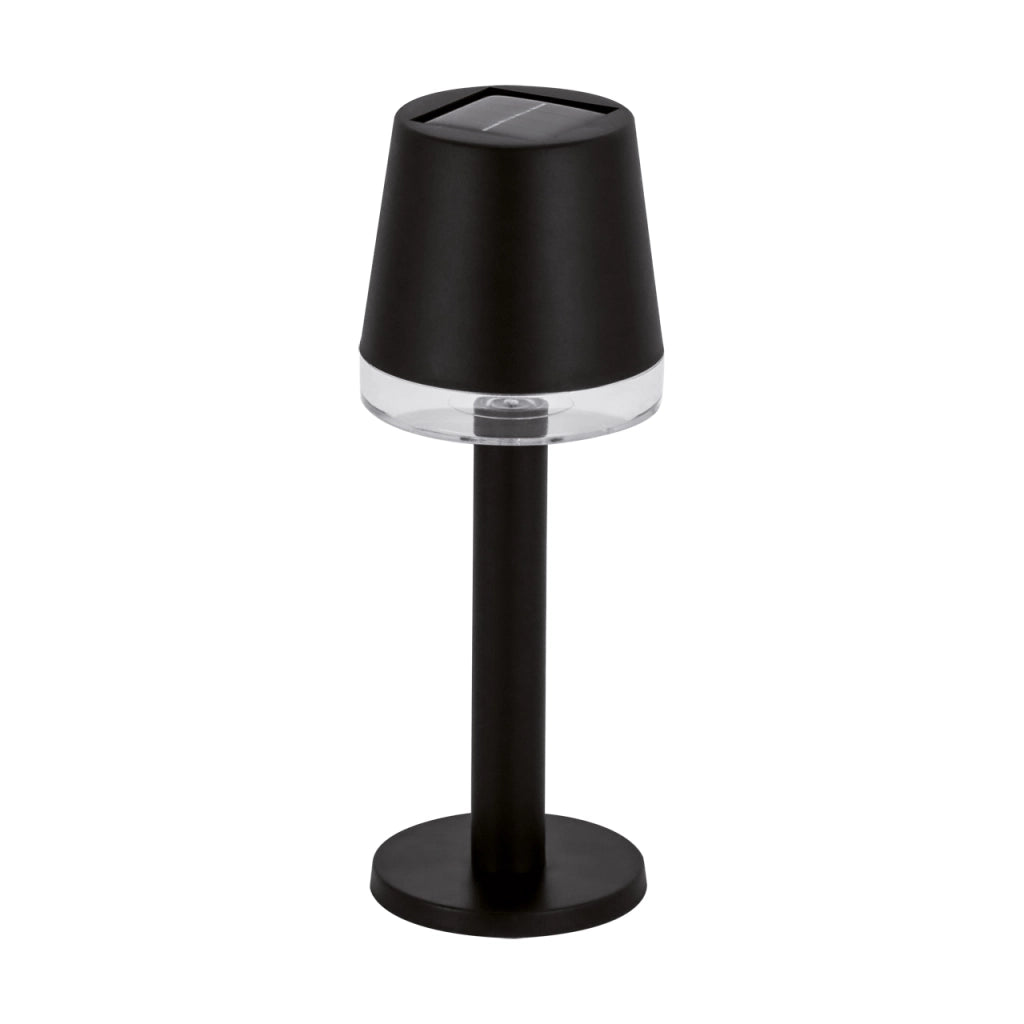 Lampada da tavolo solare IP44 nera LED 3000K Tulia Struhm