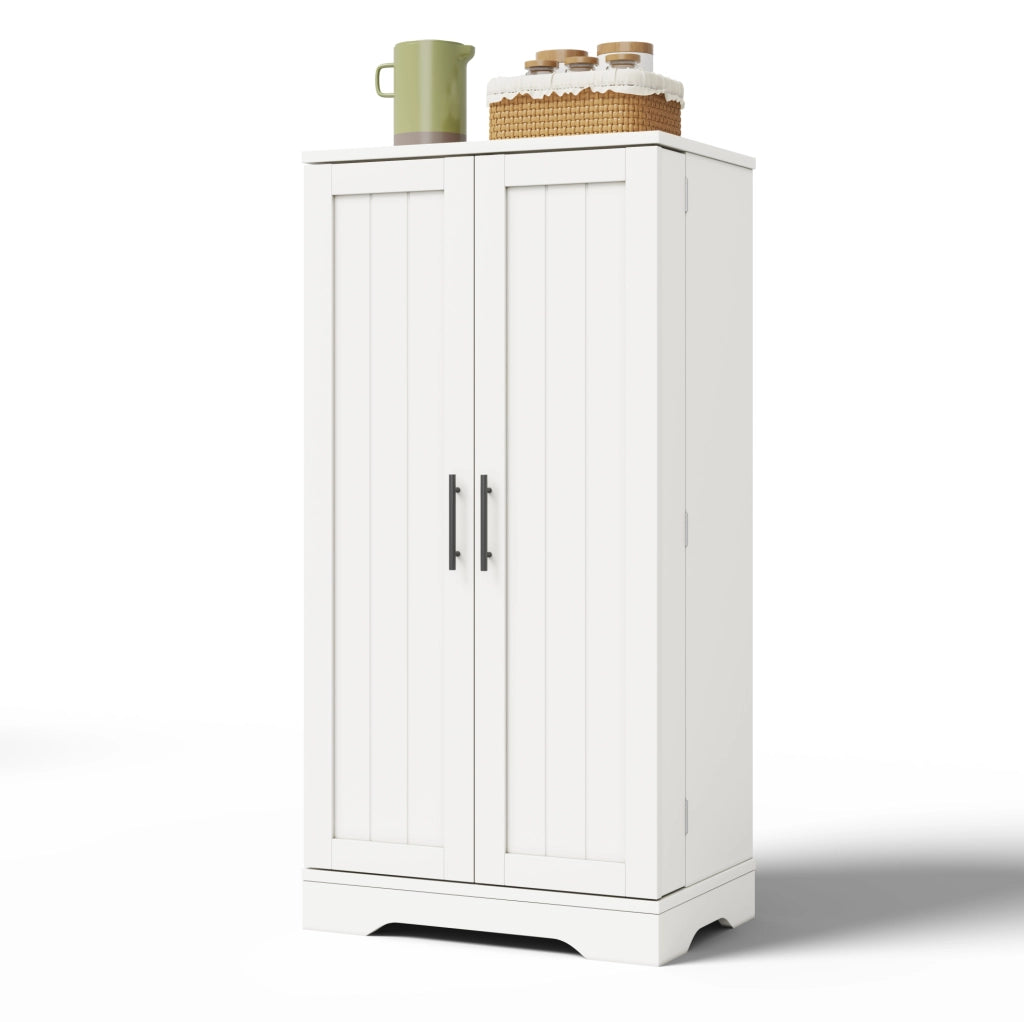 Mobile contenitore 120x60x40 cm con luce LED sensore e ripiano regolabile in MDF bianco