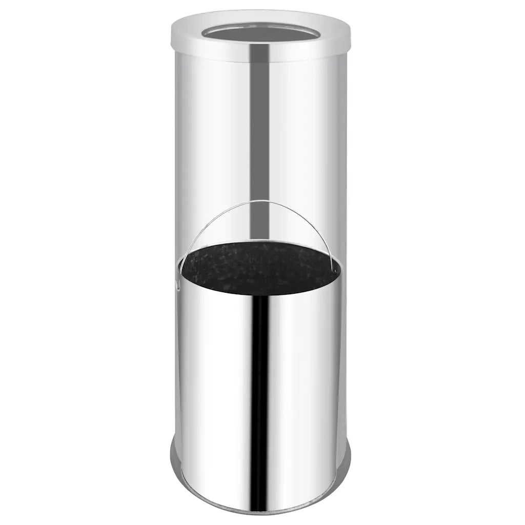 Pattumiera da Albergo 32 L in Acciaio Inox 51094