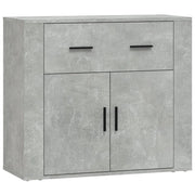 Buffet credenza cassettiera armadio mobile contenitore organizer per cucina soggiorno salotto 80 x 33 x 70 cm legno ingegnerizzato grigio 02_0032100