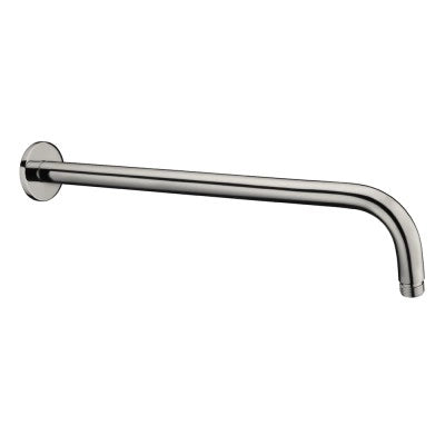 Kit doccia satinato con braccio 35 e soffione 30 in acciaio inox Gemini