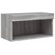 Mobile TV multimediale mensola TV credenza mobile TV sala da pranzo soggiorno camera da letto con luci LED Sonoma 60 x 30 x 30 cm grigio 02_0026826