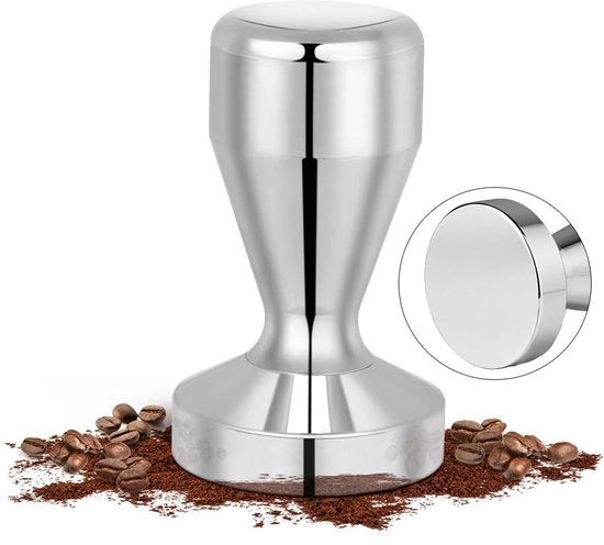 Tamper per caffè in acciaio inossidabile di 51mm, macinatore di caffè in polvere, costruzione massiccia e pesante, stile barista
