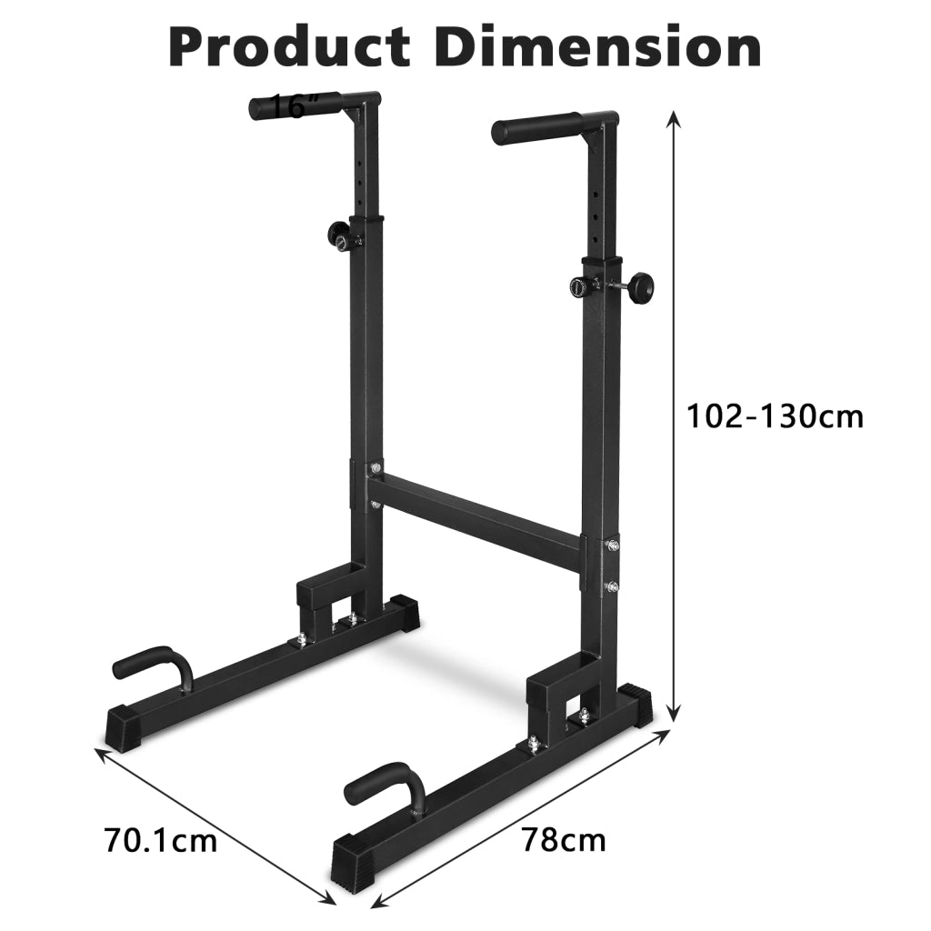 Barre per Dip Regolabili ¨C Minimal ¨C Multifunzione per Interno/Esterno Antiscivolo Resistente