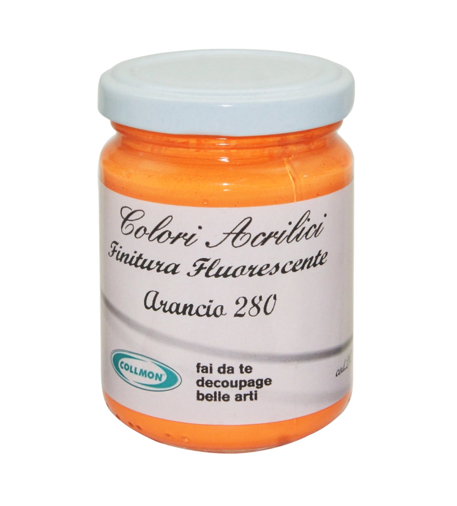 COLORE ACRILICO ML 125 FLUORESCENTE ARANCIO