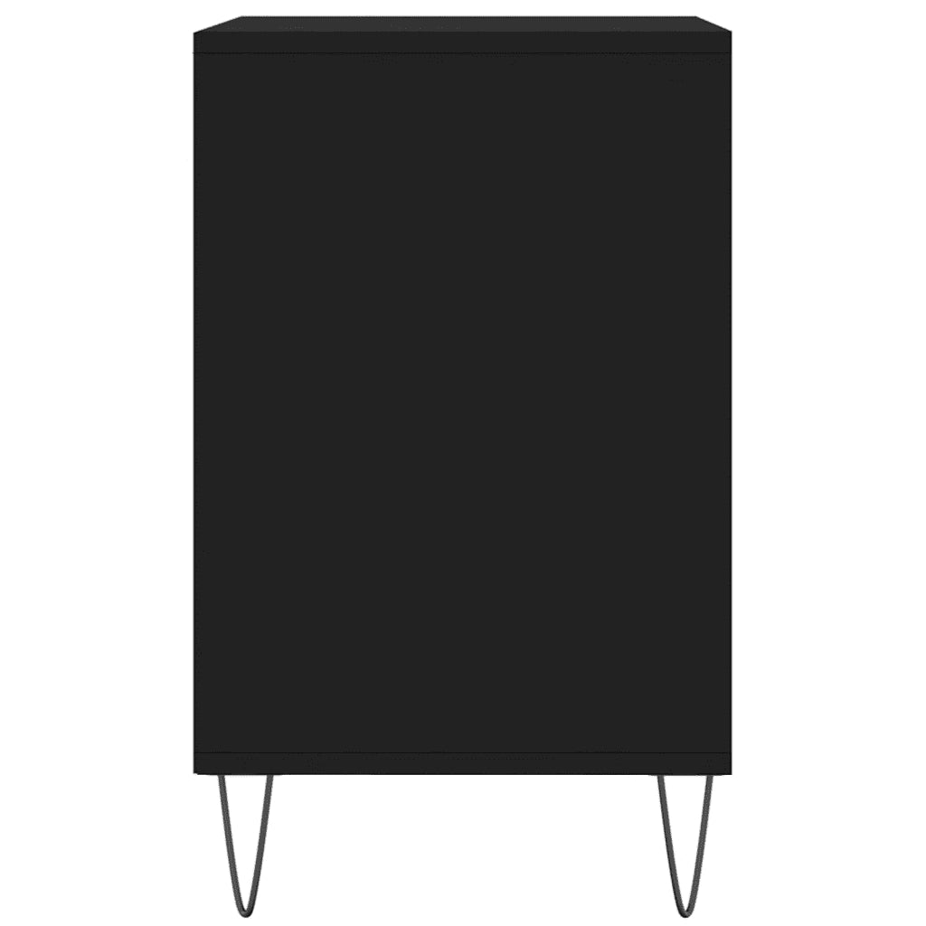 vidaXL Scarpiera Nera 102x36x60 cm in Legno Multistrato