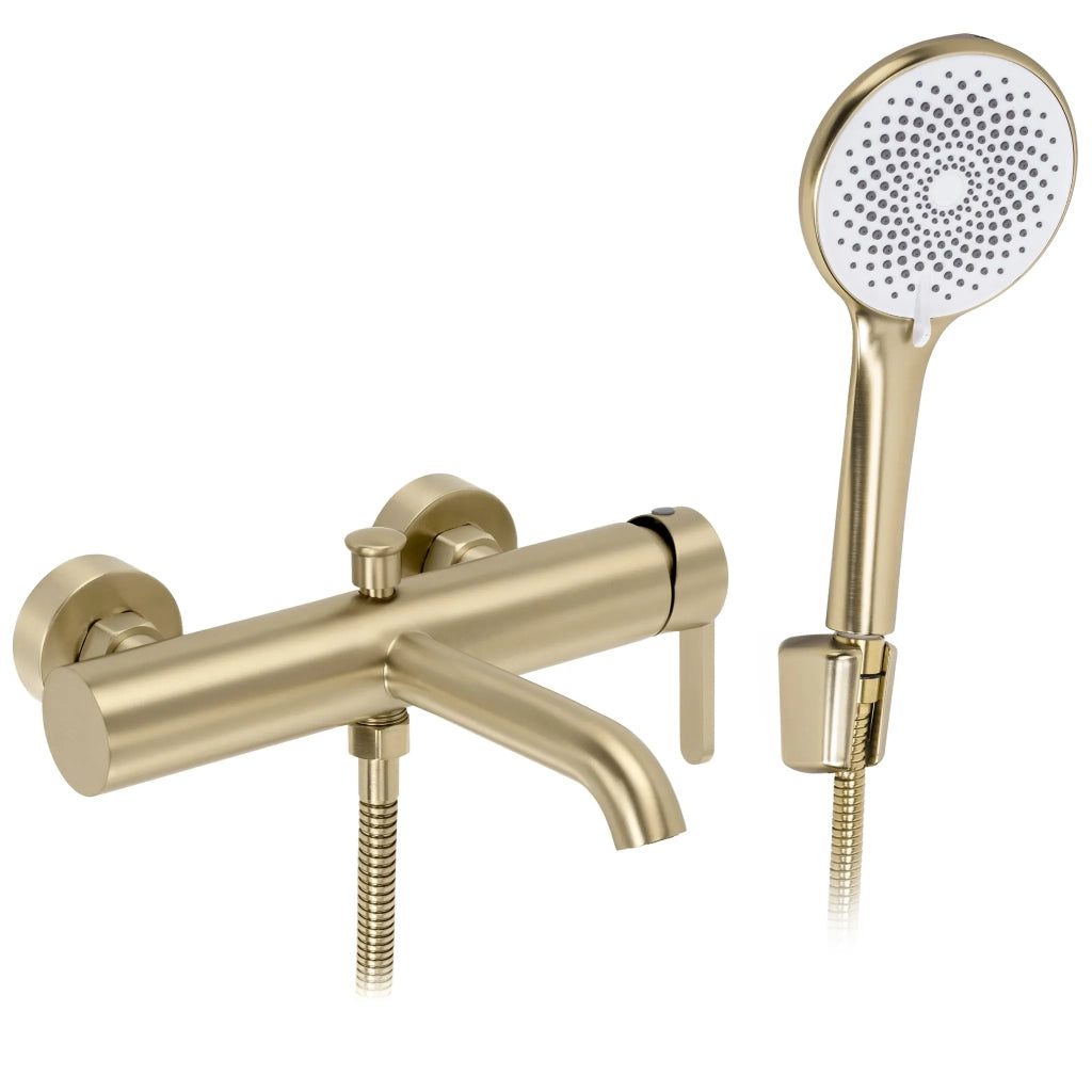 Rubinetto Da Vasca Rea Ontario Side Brush Gold