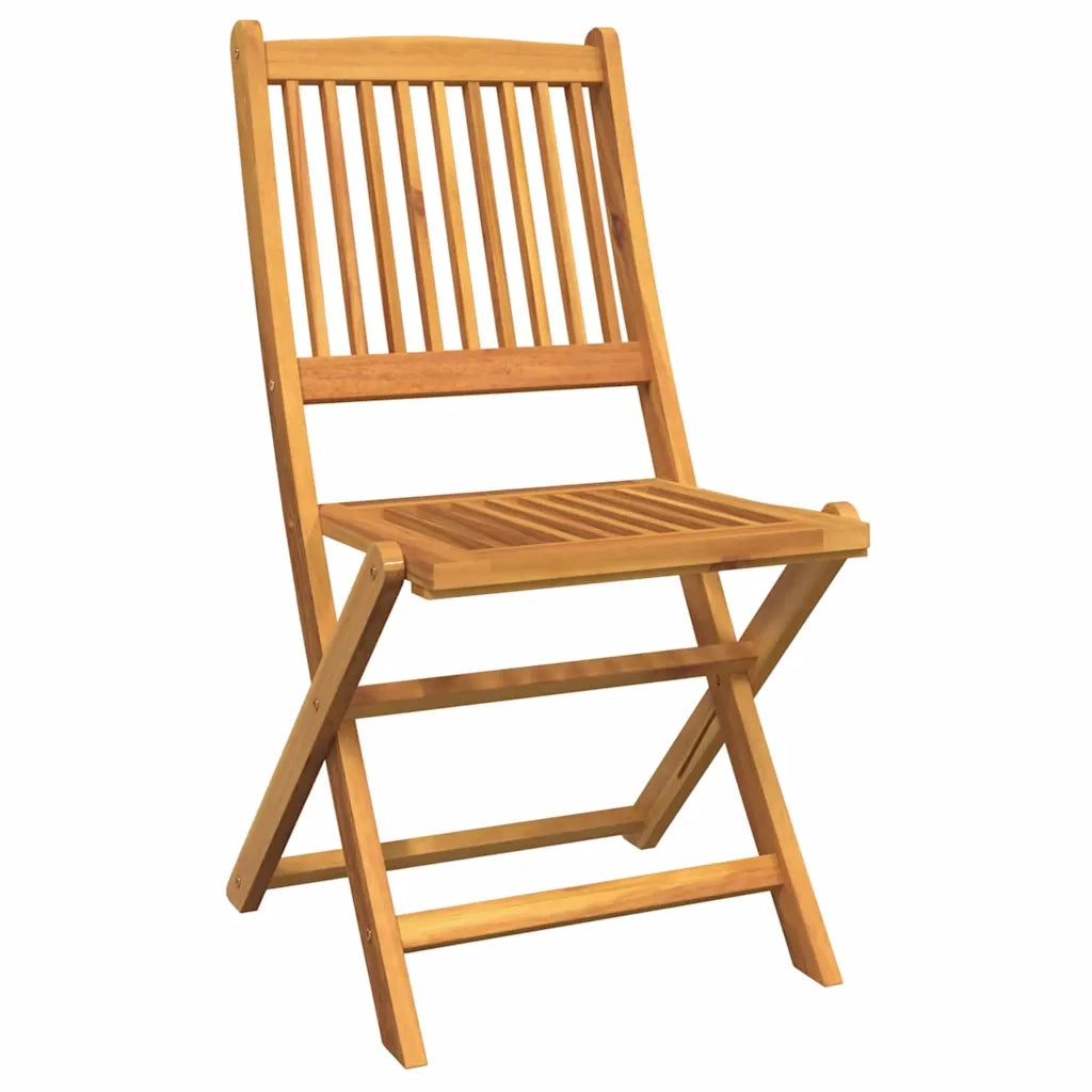 Set Bistro da Giardino 3 pcs Marrone Legno di Acacia Massello 42000950