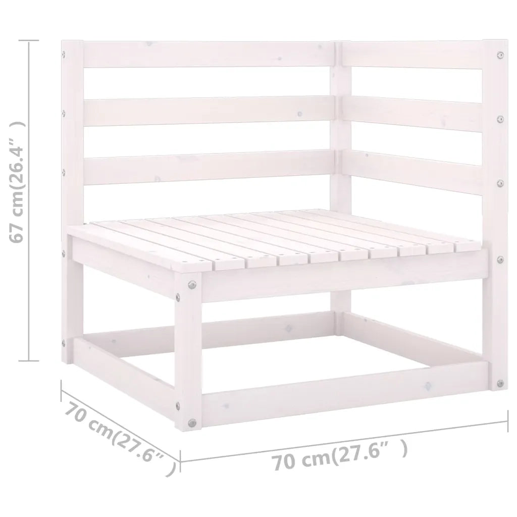 Set Divani da Giardino 8 pz con Cuscini Legno Massello Pino cod mxl 41761