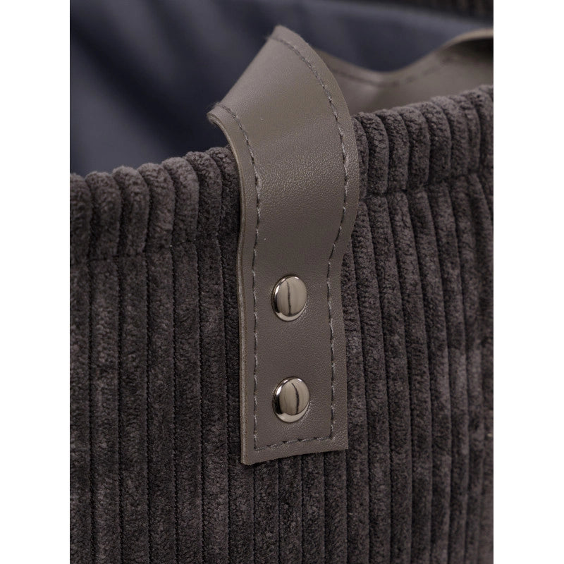 Set di 6 Cesti porta tutto Micol Grigio Scuro
30x20x16cm
Velluto A Coste
