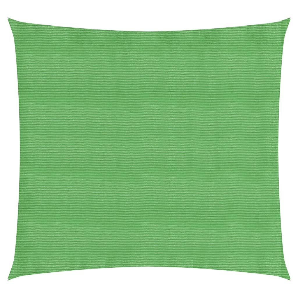 Vela ombreggiante/ombrellone 160 g/m² HDPE 3,6 x 3,6 m verde chiaro 02_0009374
