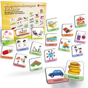 Set di magneti per personalizzare calendari e organizzatori, 149 magneti per massima personalizzazione (SOLAMENTE ESTENSIONE)