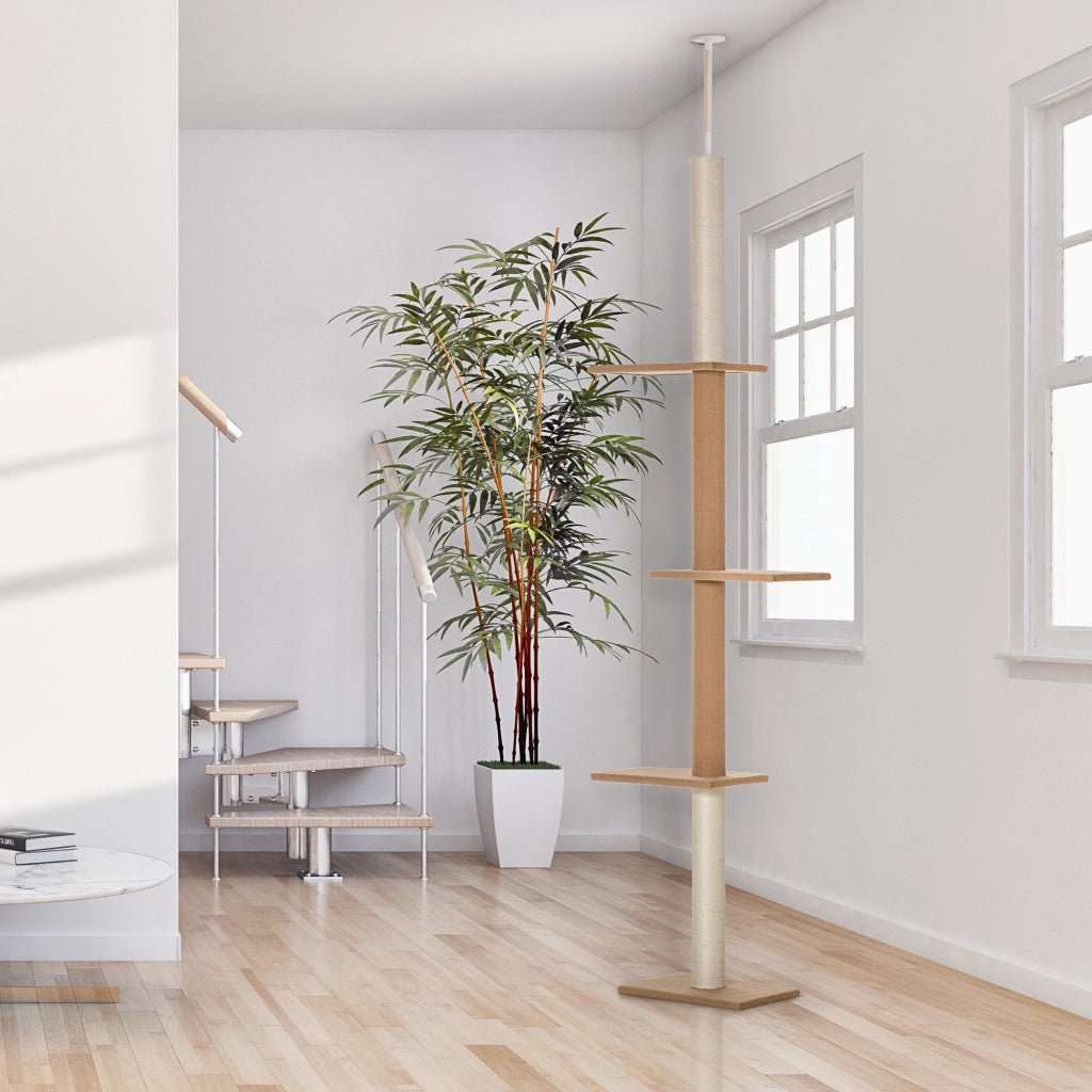 Albero tiragraffi per gatti ¨C Minimal ¨C 228-260 cm Khaki