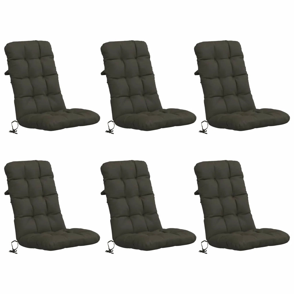 Cuscini per Sedia Alta in 6 Pezzi VIANEN 6 pcs 100% Poliestere 953775