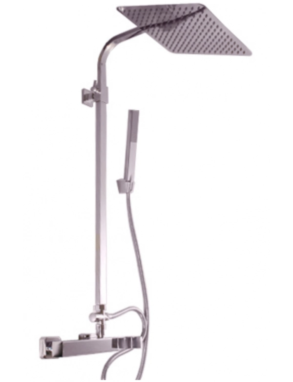 LOIRA colonna doccia a parete 113 cm ottone cromato