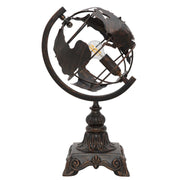 Lampada da tavolo World Industry in ferro brunito a forma di globo