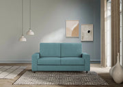 Divano sakar 2 posti (due sedute da 60cm) misure esterne l.148cm | petrolio - Mobili 2G
