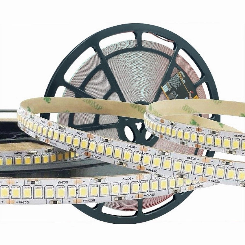 Trade Shop - Striscia Led Smd 2835 Bobina Da 50mt 24v Ip20 Luce 3000k 6500k 4000k 50m-24v-240 -