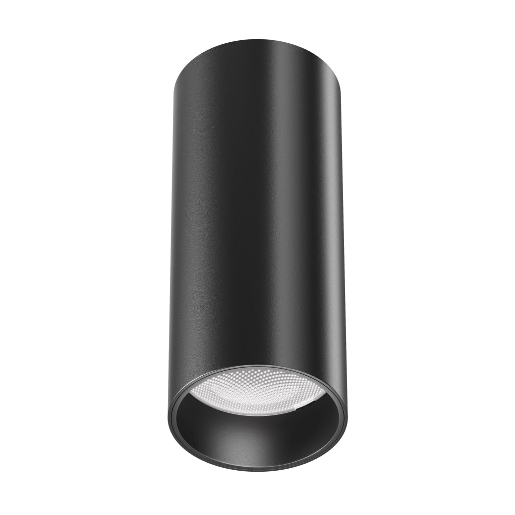 Plafoniera Maytoni Focus LED 12W 4000K nera alluminio