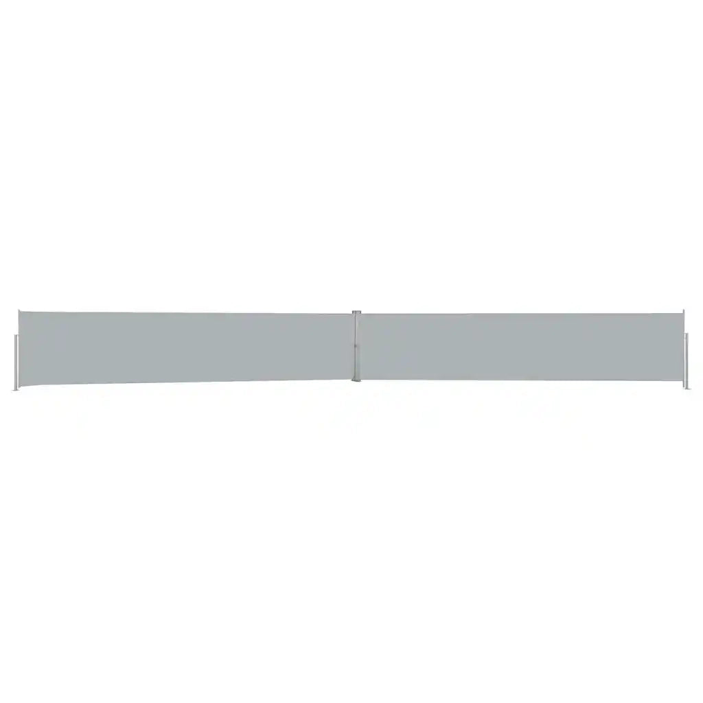 Tenda Laterale Retrattile per Patio-Tenda parasole per balcone 140x1200 cm Antracite