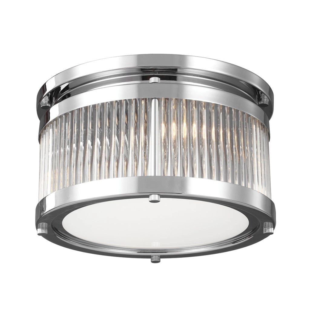 Plafoniera Feiss Paulson 3xG9 LED Ø28cm cromo vetro IP44