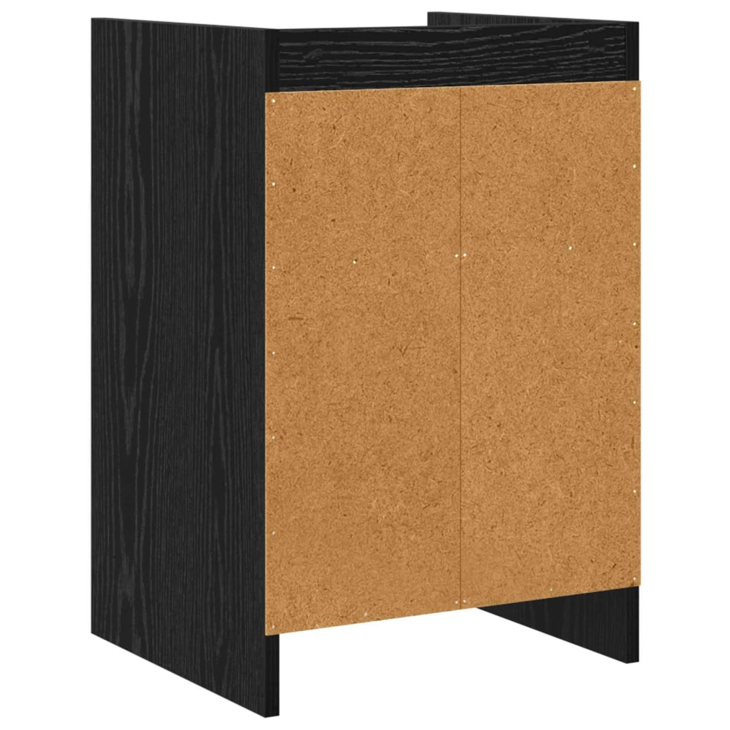 Comodini 2 pcs Rovere Nero 40 x 36 x 60 cm Legno ingegnerizzato 8011038