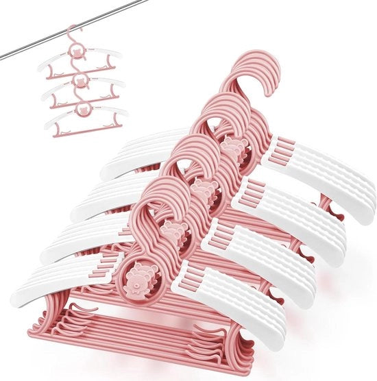 20 hanger da asciugamano in plastica con maniglie da orso rossa