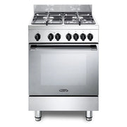 Cucina a Gas De Longhi GEMMA 66 ML Linea Gemma Forno Elettrico 74 Litri 10 Funzioni Classe A (A85,7–90,8×L60×P60) Inox