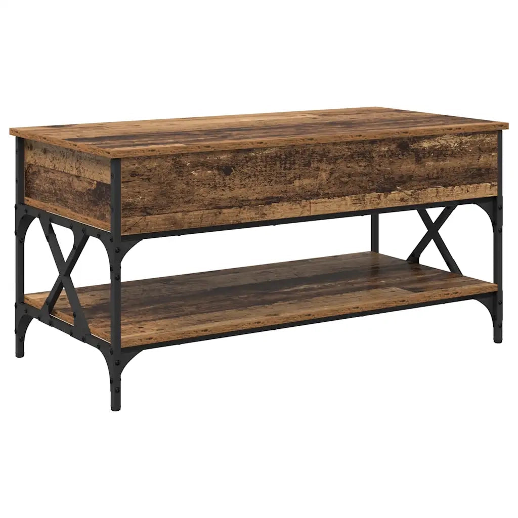 Tavolino da salotto | Tavolino da caff¨¨ | Tavolino da Soggiorno Legno vecchio 100 x 50 x 50 cm