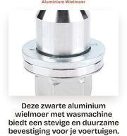 Fermoplastiche lederizzazione in alluminio - Capocerchioni 17 mm - Dadi di cerchio - Alta resistenza - Facile da installare - Qualità professionale - Fermoplastiche