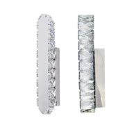 Trade Shop - Applique Led Lampada Da Parete 5w In Acciaio Vetro Interruttore Cct Switch Moderno Aq21-3c -