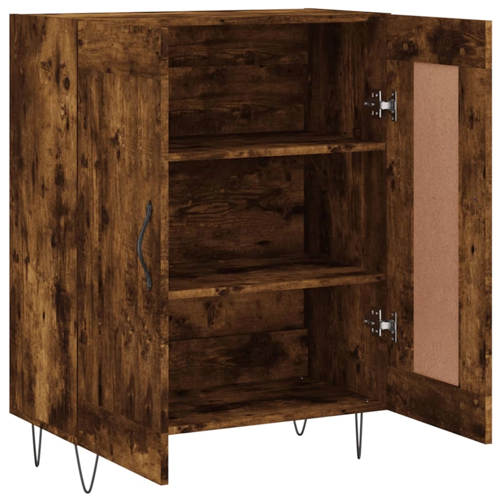Buffet credenza cassettiera armadio mobile contenitore organizer per cucina soggiorno salotto 69,5 x 34 x 90 cm legno ingegnerizzato marrone 02_0031031