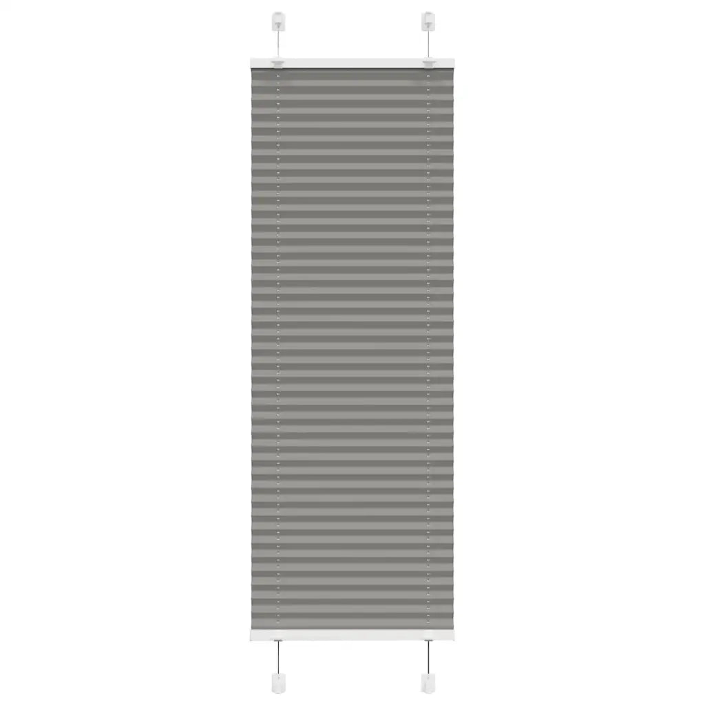 Tenda Plissettata Antracite 40x100 cm Larghezza Tessuto 39,4 cm 4015063