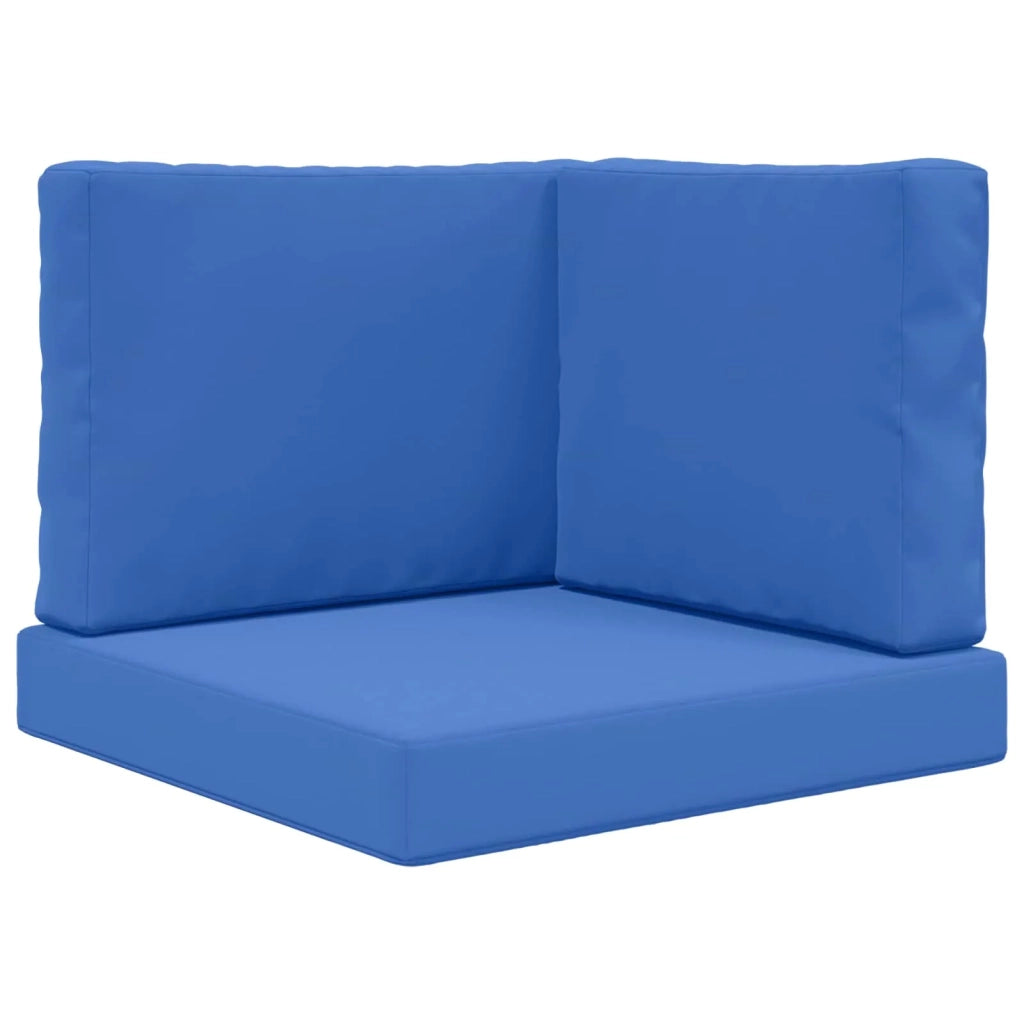 Cuscino per divano da esterno 3 pcs Blu Reale Poliestere
