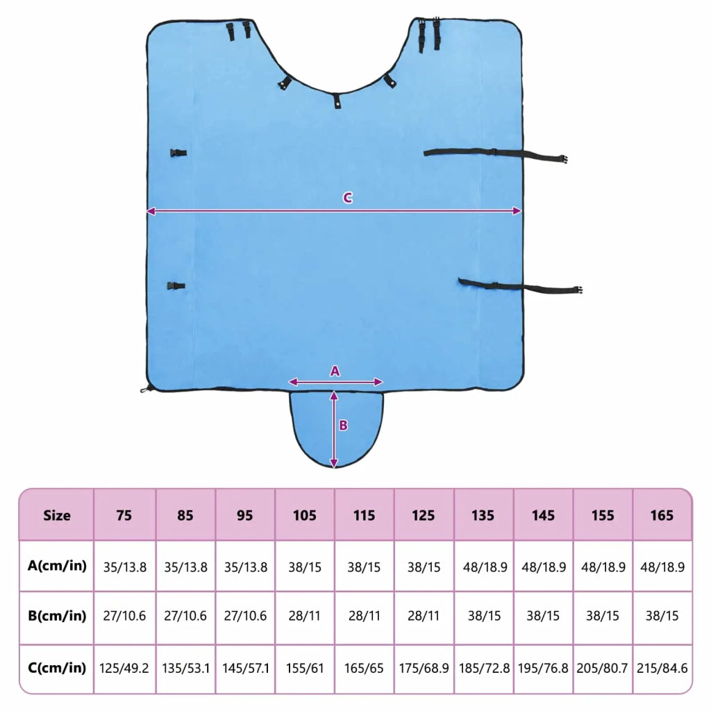 Coperta per Cavalli Aqua Completo 145 cm Poliestere CFW2887748