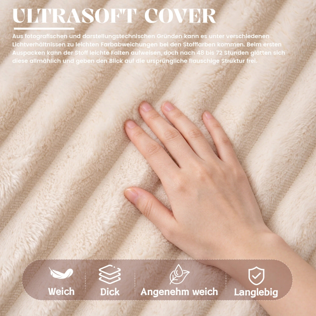 SEDUTA SACCO Ergonomica in corduroy Beige