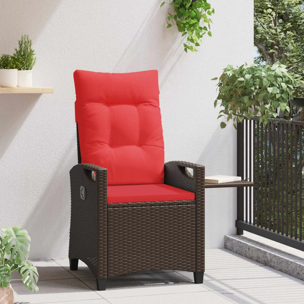 Sedia da giardino reclinabile 56 x 60 x 112 cm acciaio 42026846