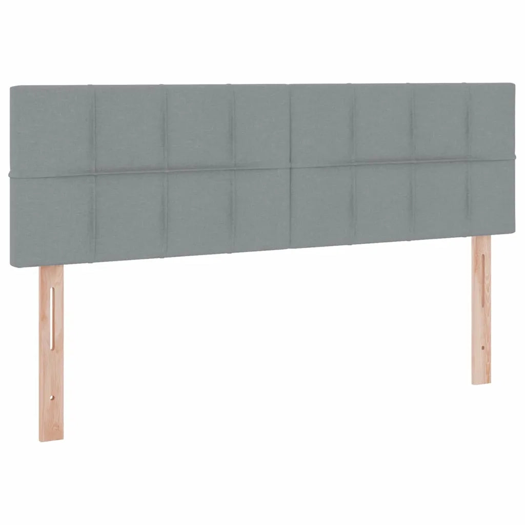 Letto con contenitore e materasso Grigio chiaro 140 x 200 cm 3370512