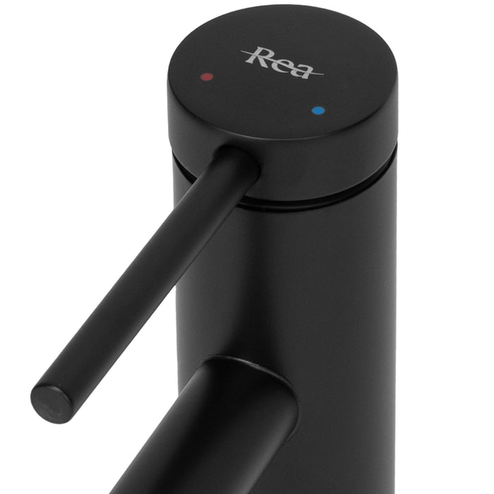 Rubinetto Da Lavabo Rea Foss Black Low
