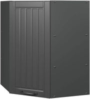 Mobile angolare da cucina Fame-Line, Grigio scuro, 57 cm, per la combinazione con altri moduli della serie Fame-Line