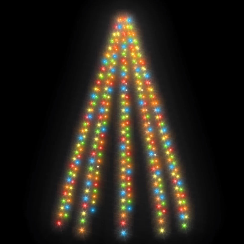 Rete di Luce per Albero di Natale 250 LED Multicolore 250 cm