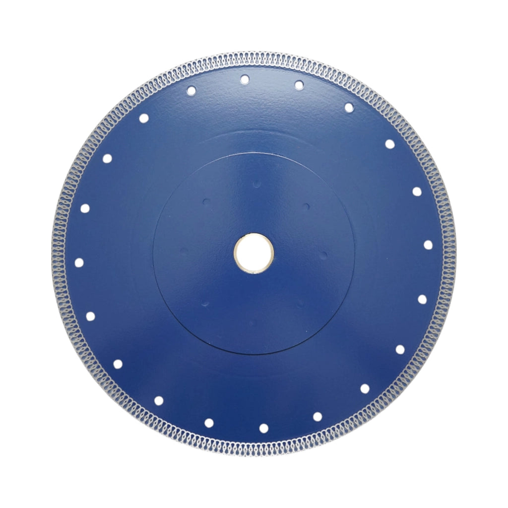 Disco diamantato turbo continuo 300x30/25,4 mm, segmento 10 mm per piastrelle, maiolica, ceramica dura Breckner Germany