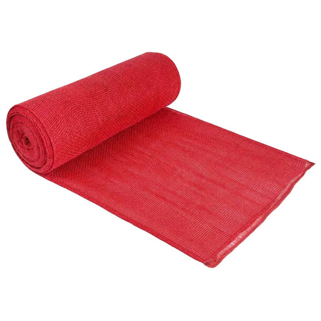 Rotolo di Juta 100 x 2500 cm Rosso 42012057
